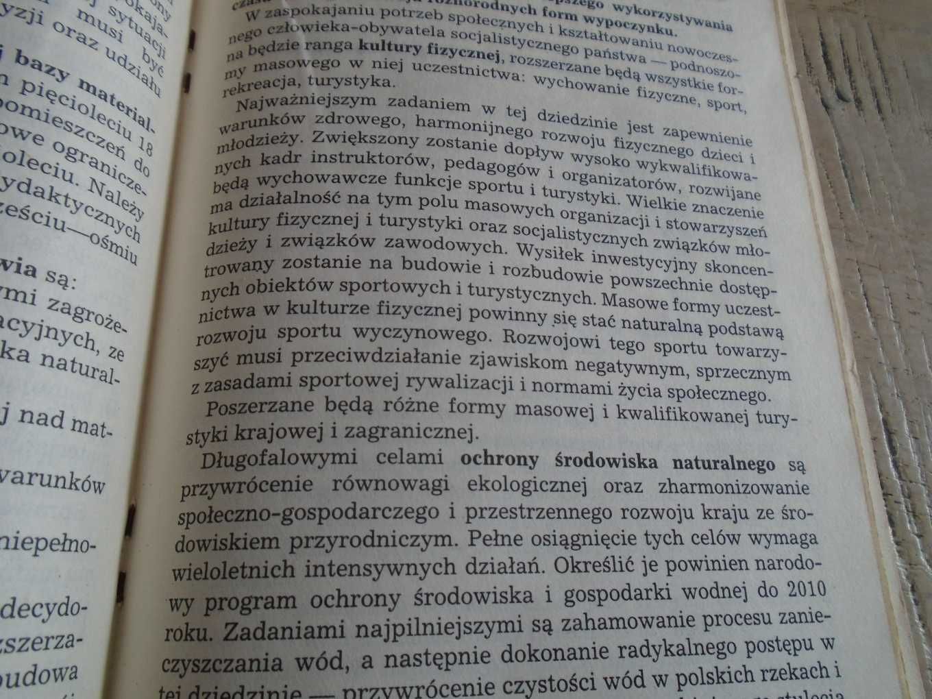 książka Program PZPR 1986 rok