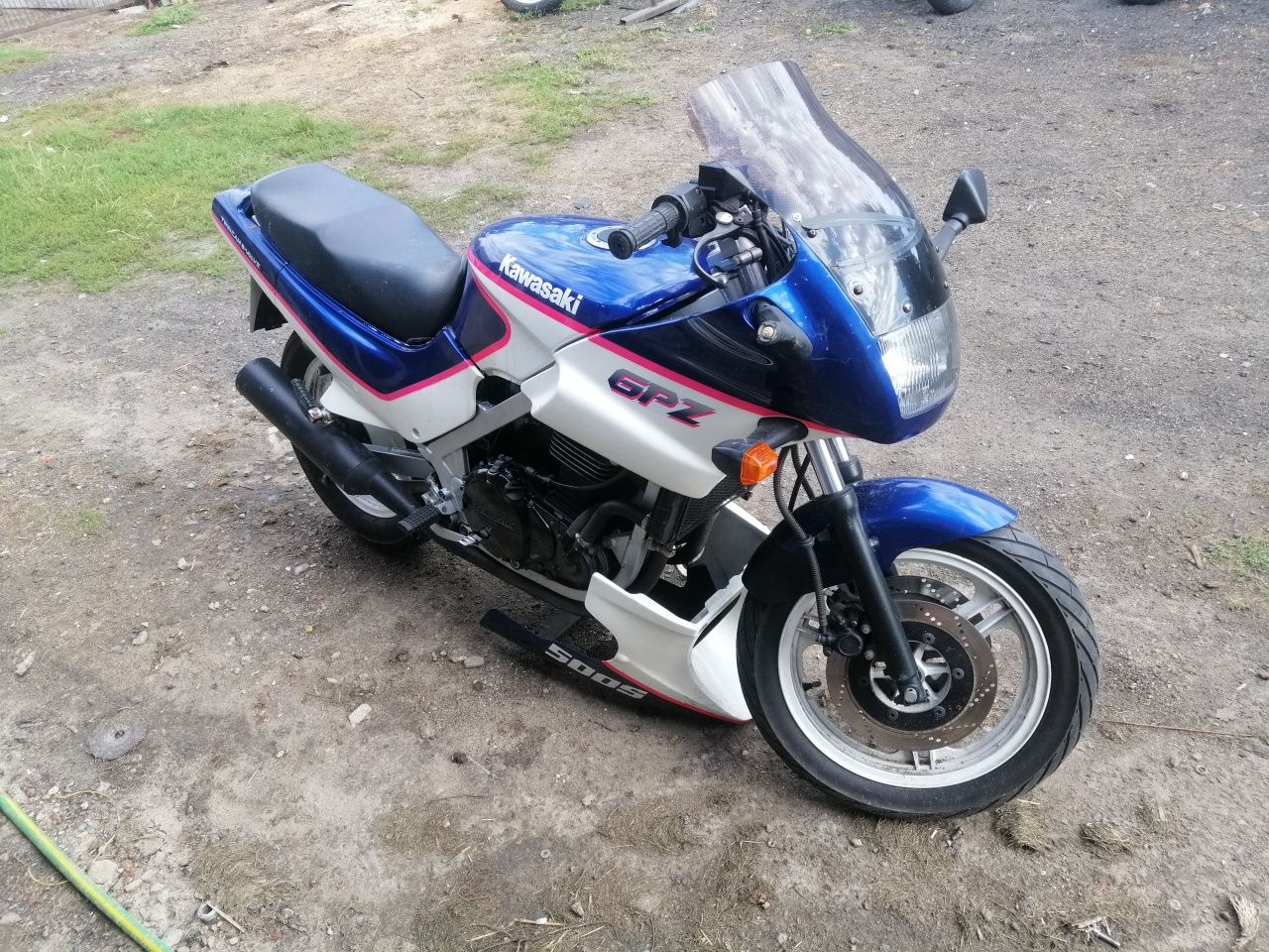 Kawasaki gpz 500 gpz500 części silnik gaźnik moduł lagi chłodnica kolo