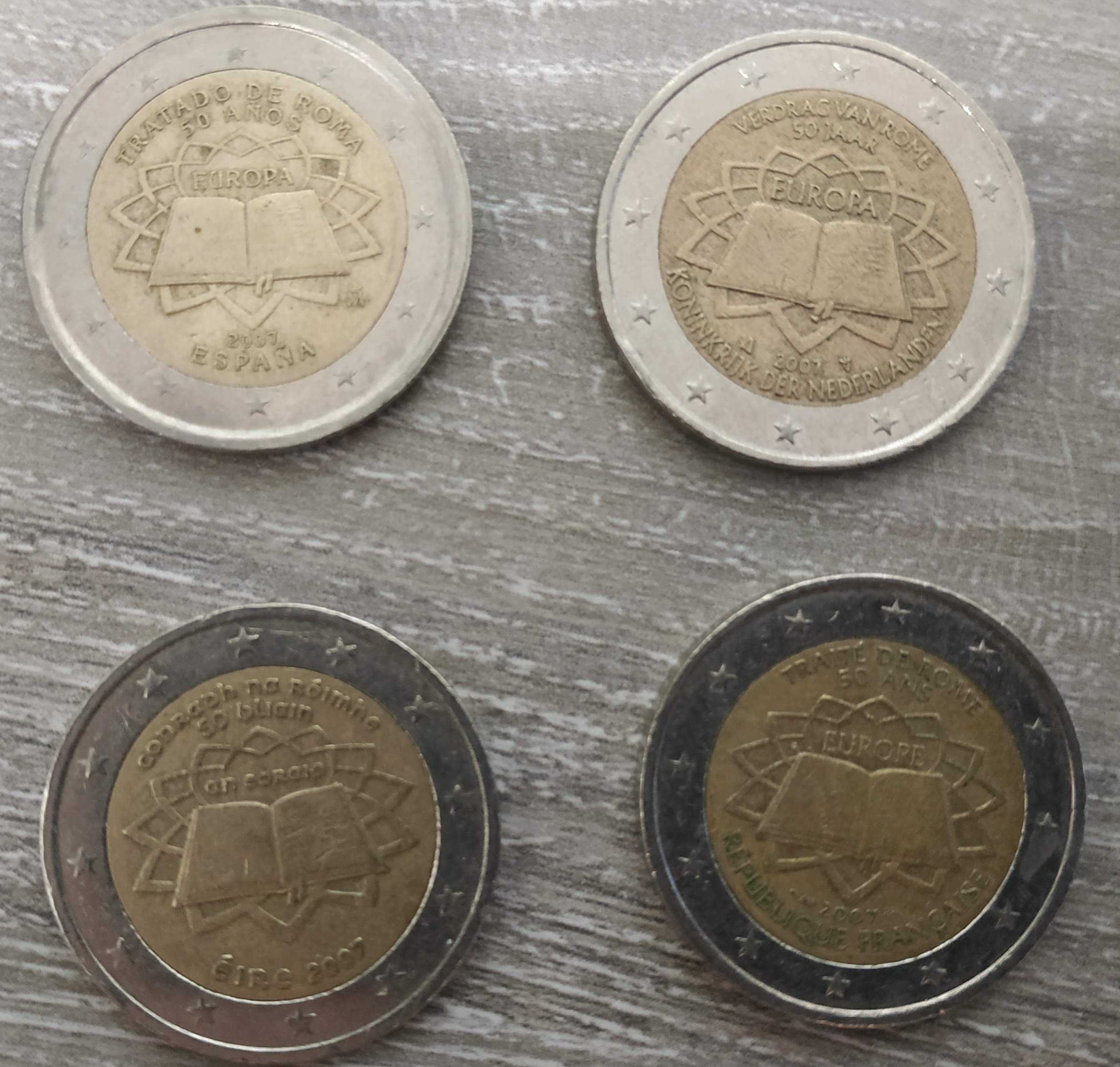 moedas 2 euro comemorativas