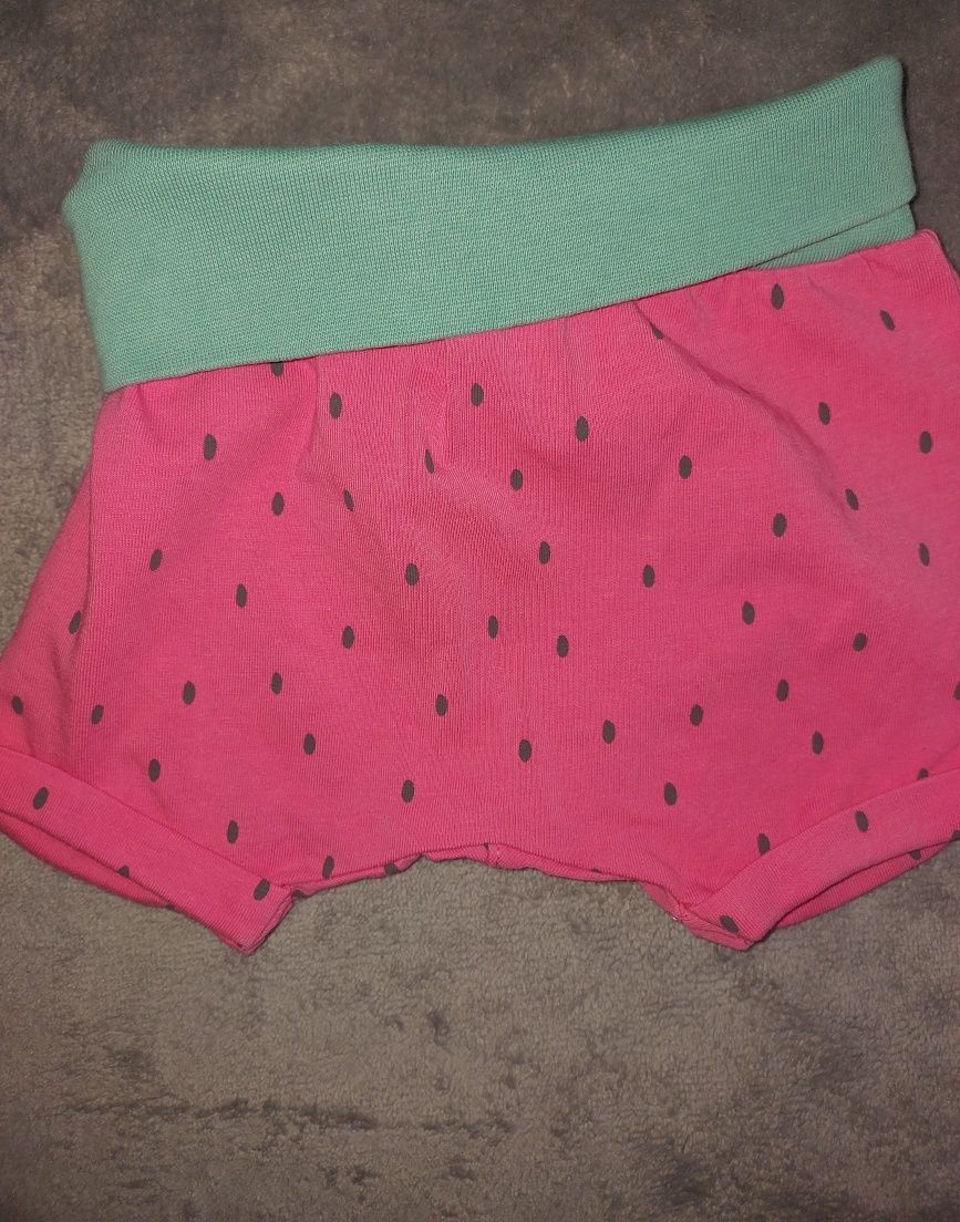 Komplet H&M rozmiar 56. Body, spodenki I czapeczka H&M, zestaw na lato