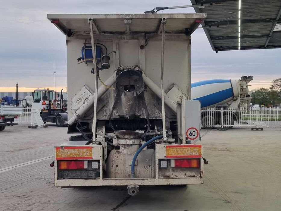 Naczepa mixokret  do posadzek transmix