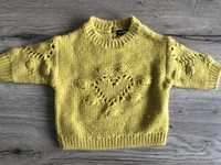 Reserved sweter żółty 62