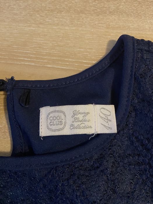 Sukienka granatowa rozm. 140 cm