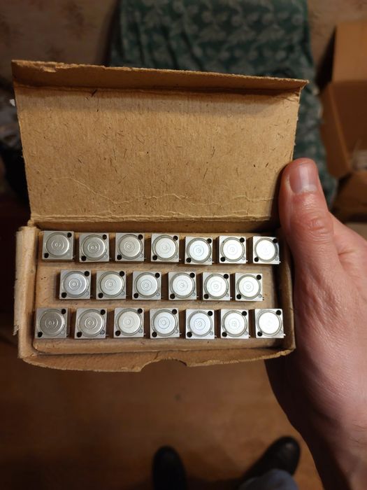 Советские резисторы СП5-2-1ВТ 22 Ом. Новые. Лот 20 шт.  (1987 г.)