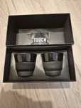 Nespresso 2 Black Touch Cappucino Cups Filiżanki 80ml Porcelana NRFB