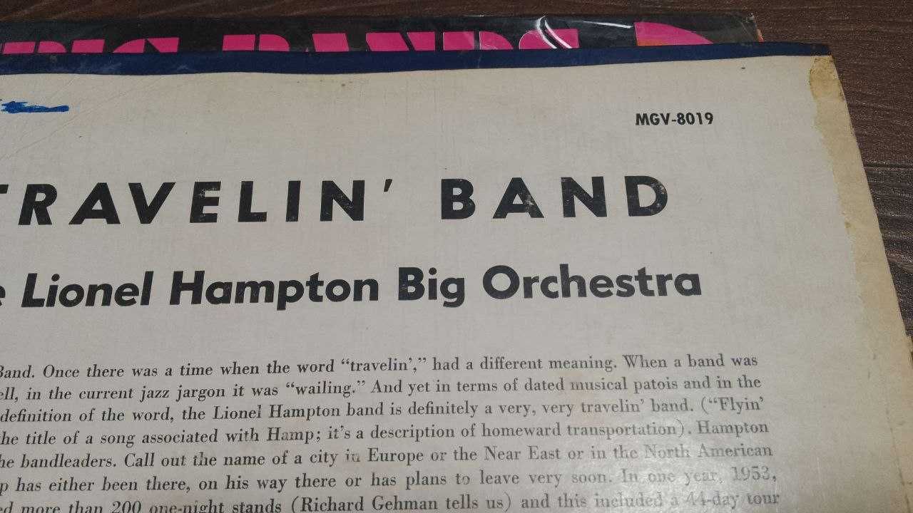 The Lionel Hampton Big Orchestra - Travelin' Band	. LP винил