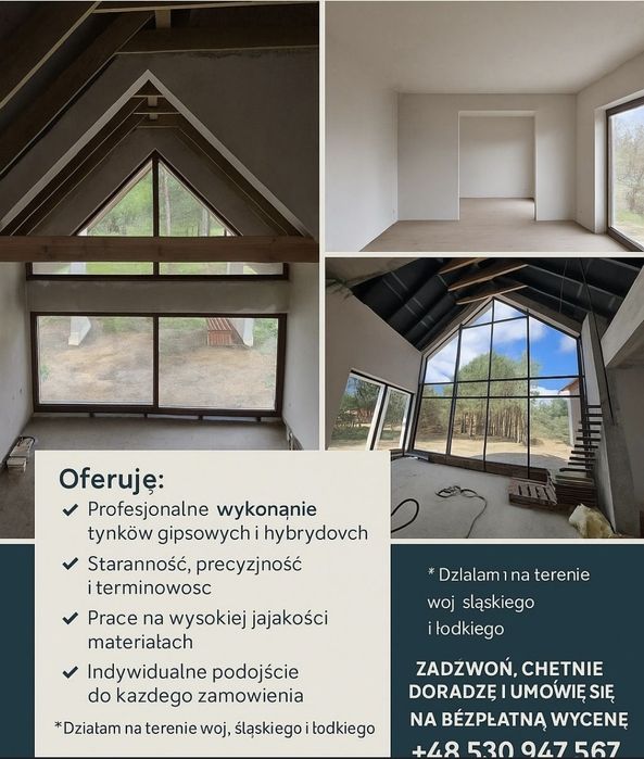 TYNKI MASZYNOWE Gipsowe  i Hybrydowe – Autoryzowany Wykonawca |