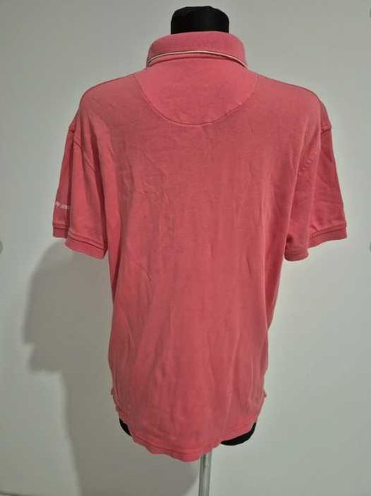 Różowa koszulka męska polo ala Ralph Laure*n