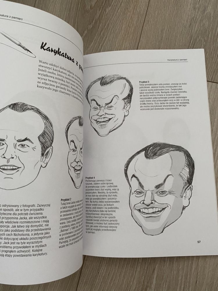 Rysowanie Karykatura ksiażka