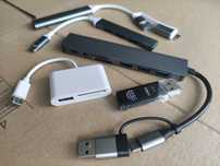 Картридер CardReader USB 3.0 Type-C адаптер  хаб сплиттер разветвитель