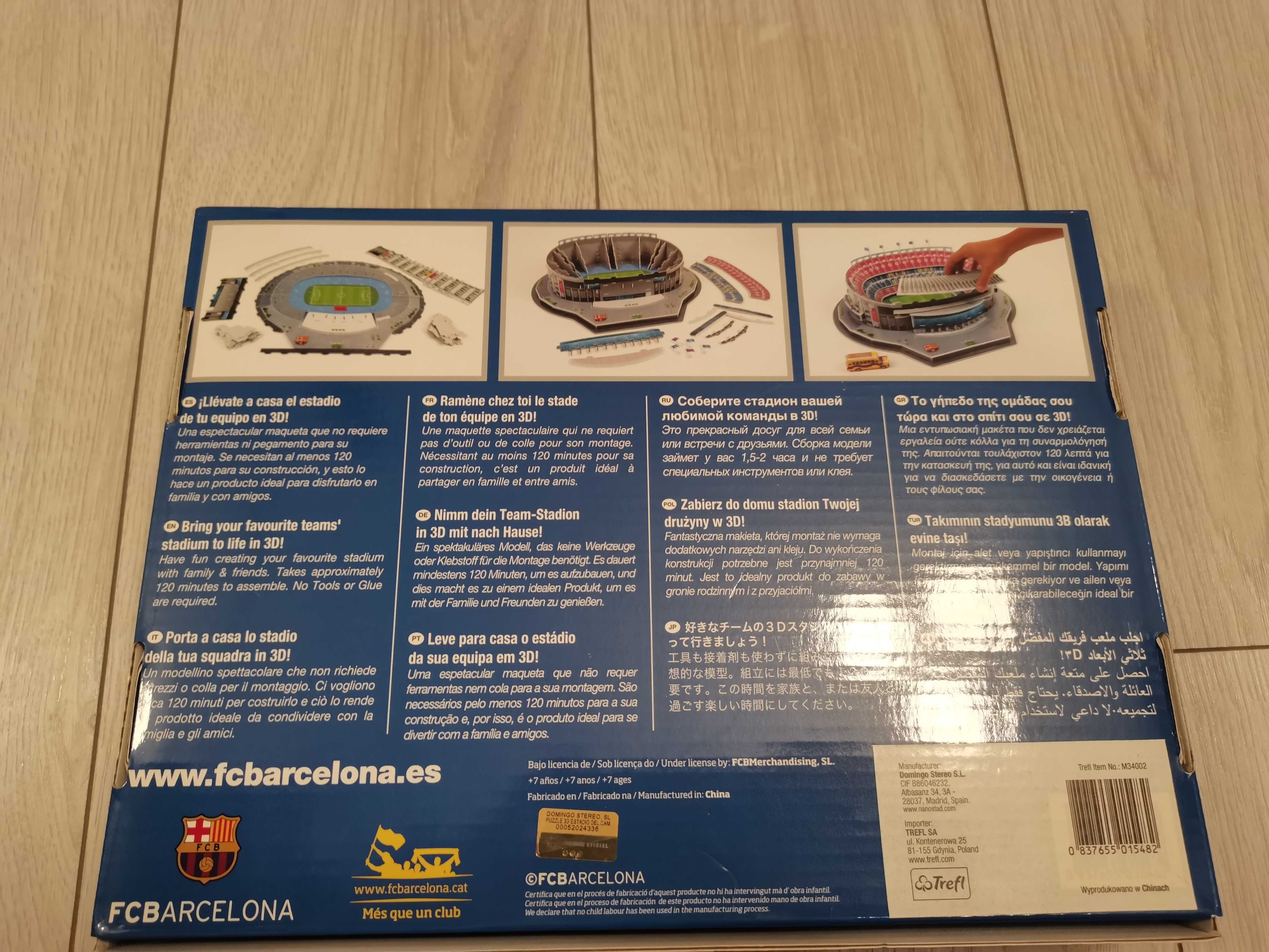 Puzzle 3D Camp Nou FC Barcelona
