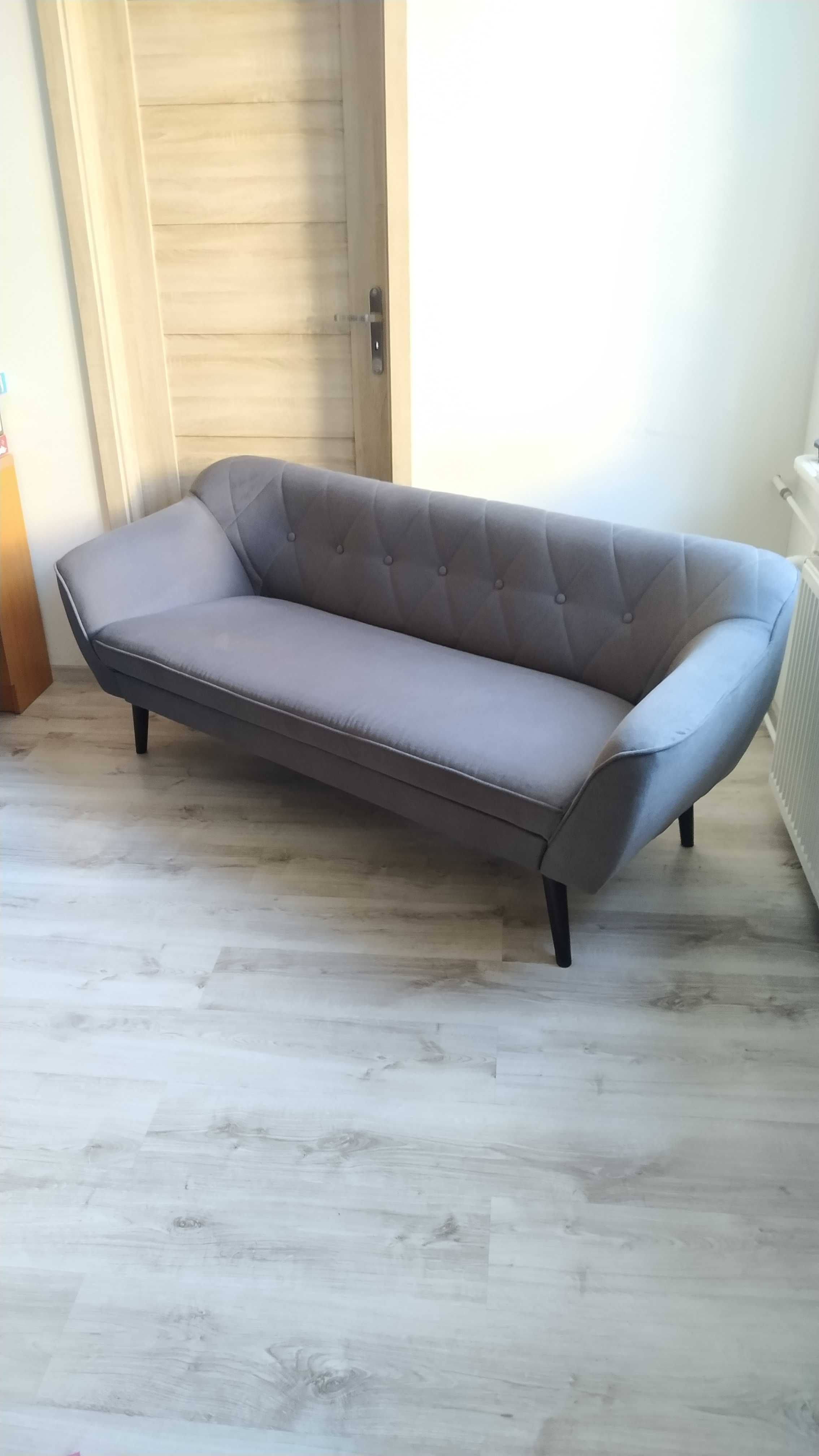 Sofa 3 os. 180 cm w stylu skandynawskim. Stan idealny