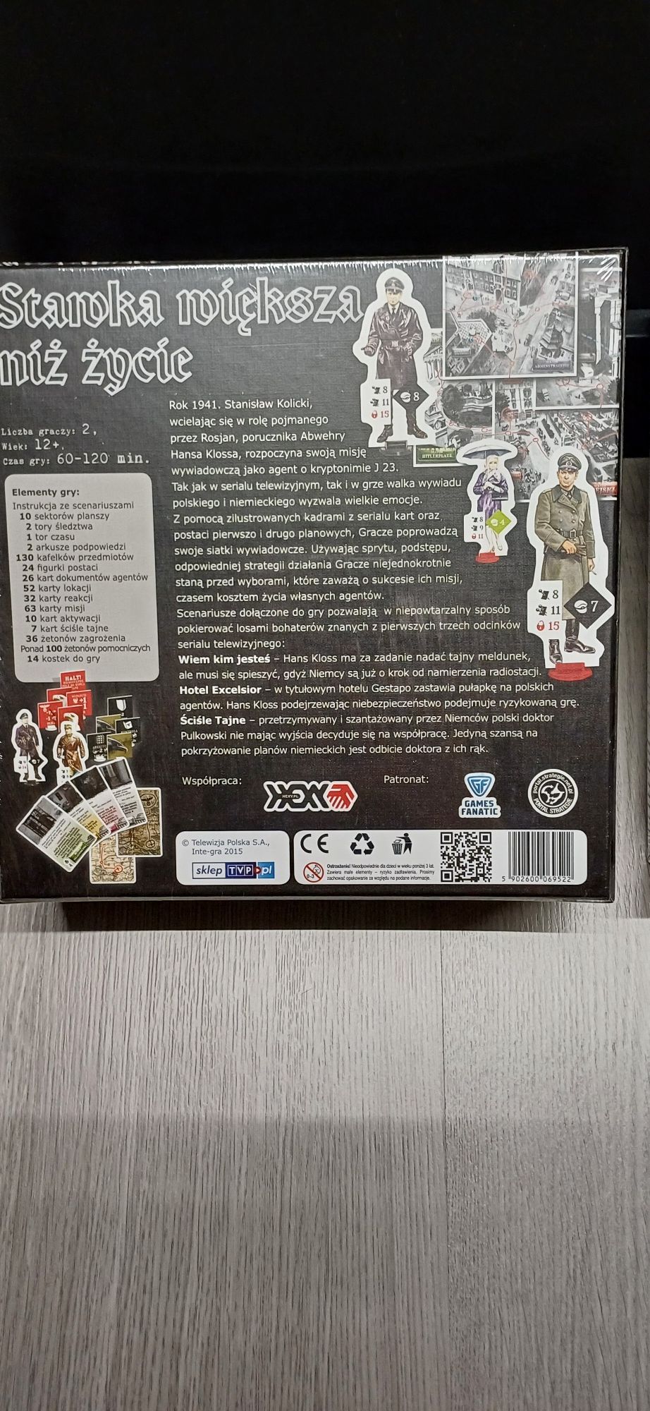 Kapitan Kloss_gra planszowa dla kolekcjonera (zafoliowana)
