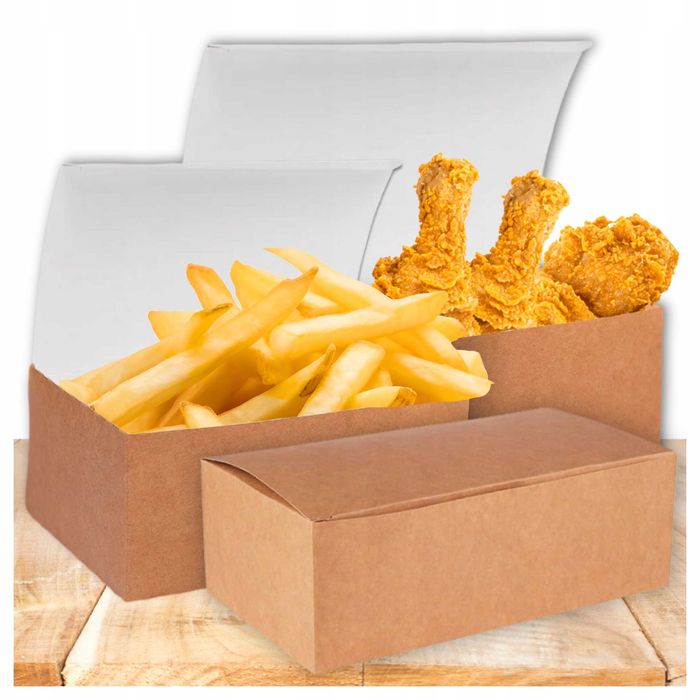 Pudełko Kurczak Mały Ciasto Frytki Papierowe 16x10x6cm 200szt