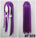 Fern Frieren cosplay wig fioletowa długa peruka z grzywką cosplay wig