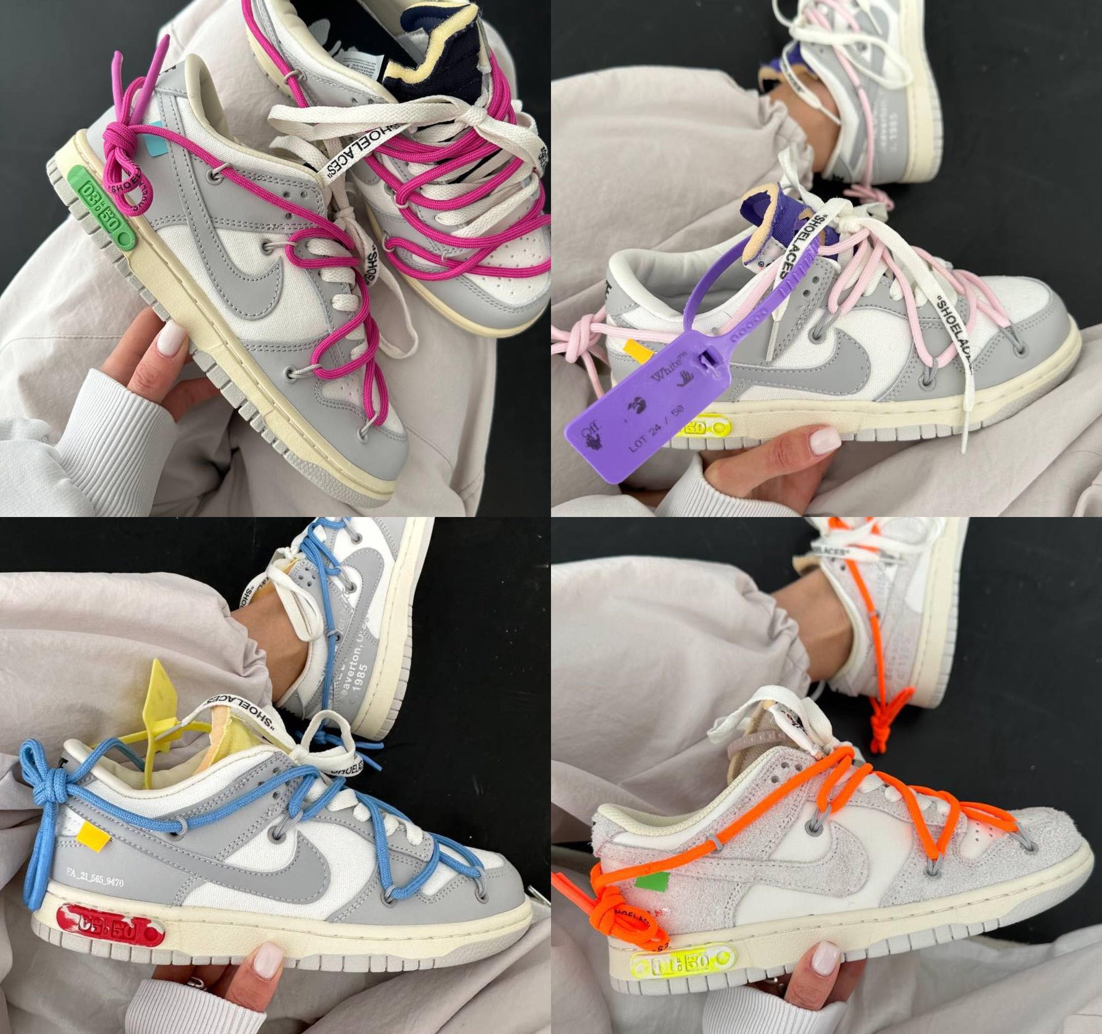 Женские кроссовки Nike Dunk Low Off-White 36-40 Новинка Весны 2023!