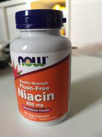 Witamina B3 Niacyna, Niacyna bez płynu, Now Foods, 500 mg, 90 kapsułek