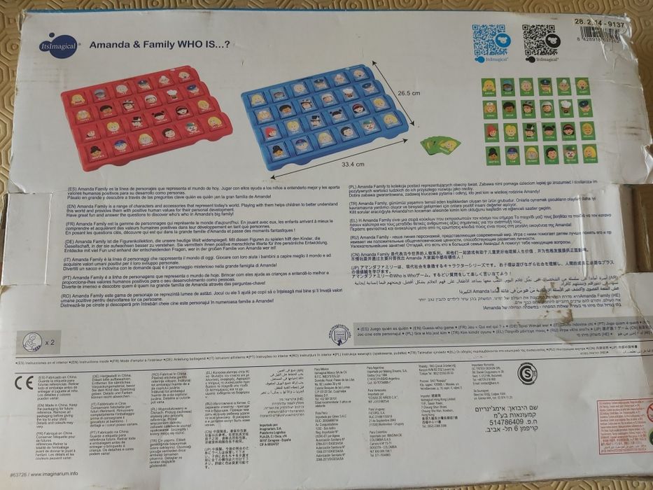 Who is ? Quem é?  Jogo tabuleiro