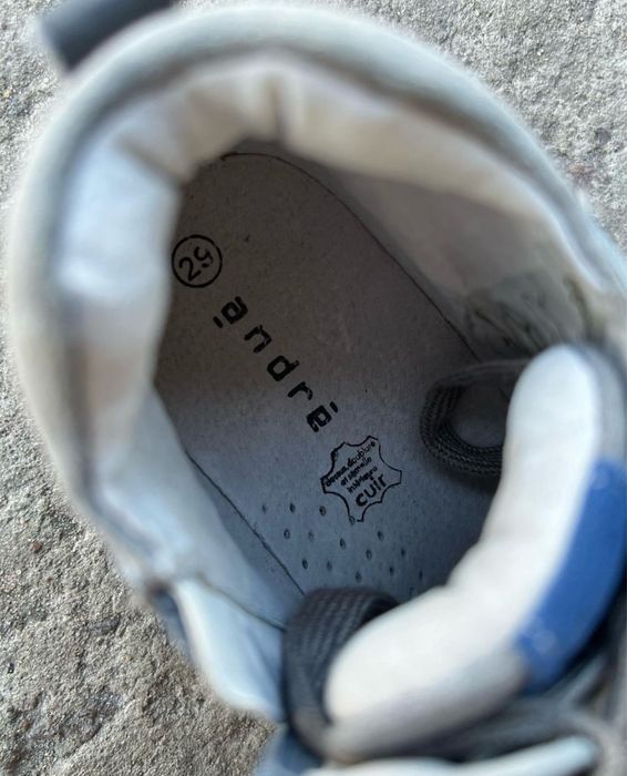 Оптова торгівля ANDRE - Дитячі шкіряні демісезонні черевики-кеди