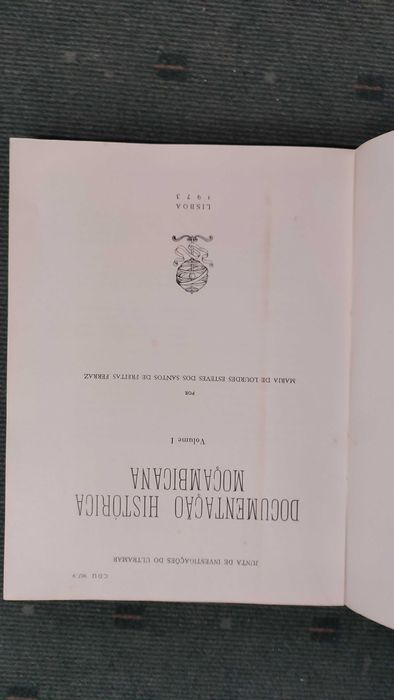 Documentação Histórica Moçambicana Volume 1