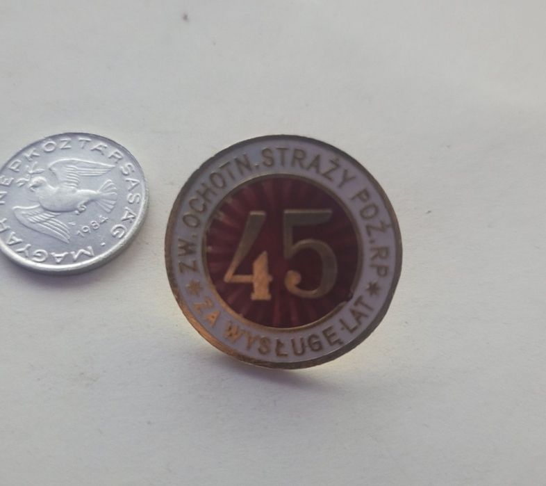 Odznaka za wysługę OSP 45 Lat Polska
