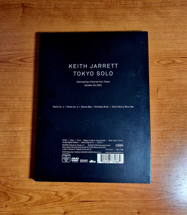 KEITH JARRETT - Tokyo Solo (Metropolitan Festival Hall de Tóquio)