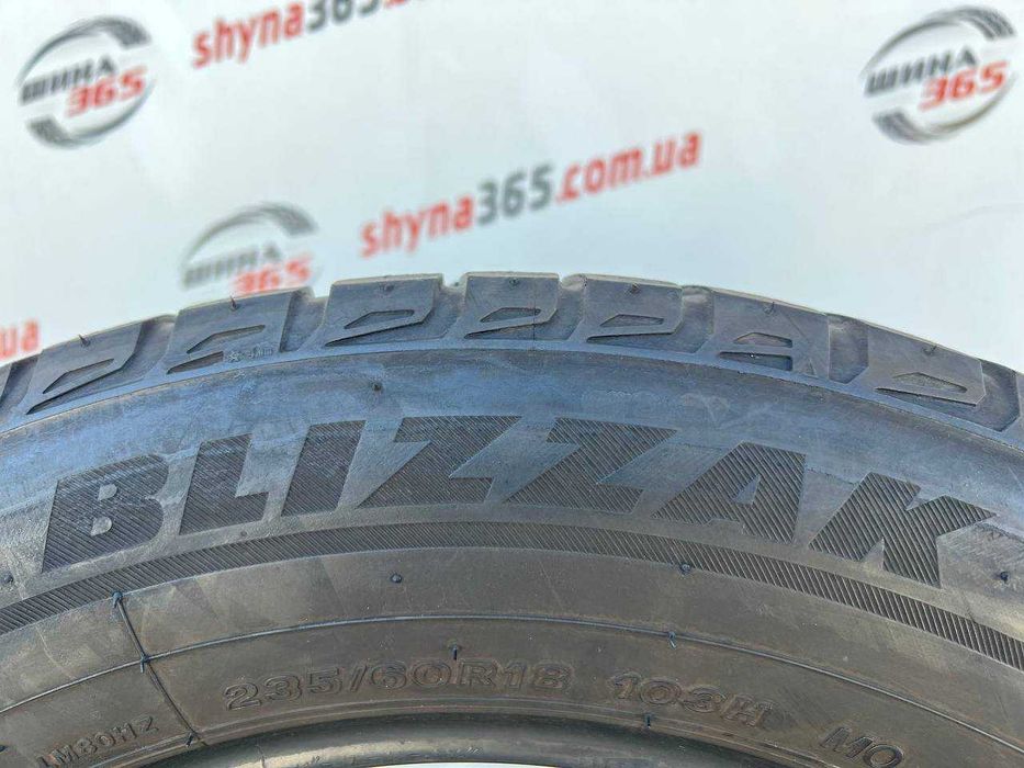 235/60 r18 Bridgestone Blizzak LM-80 EVO 6mm шини бу зима