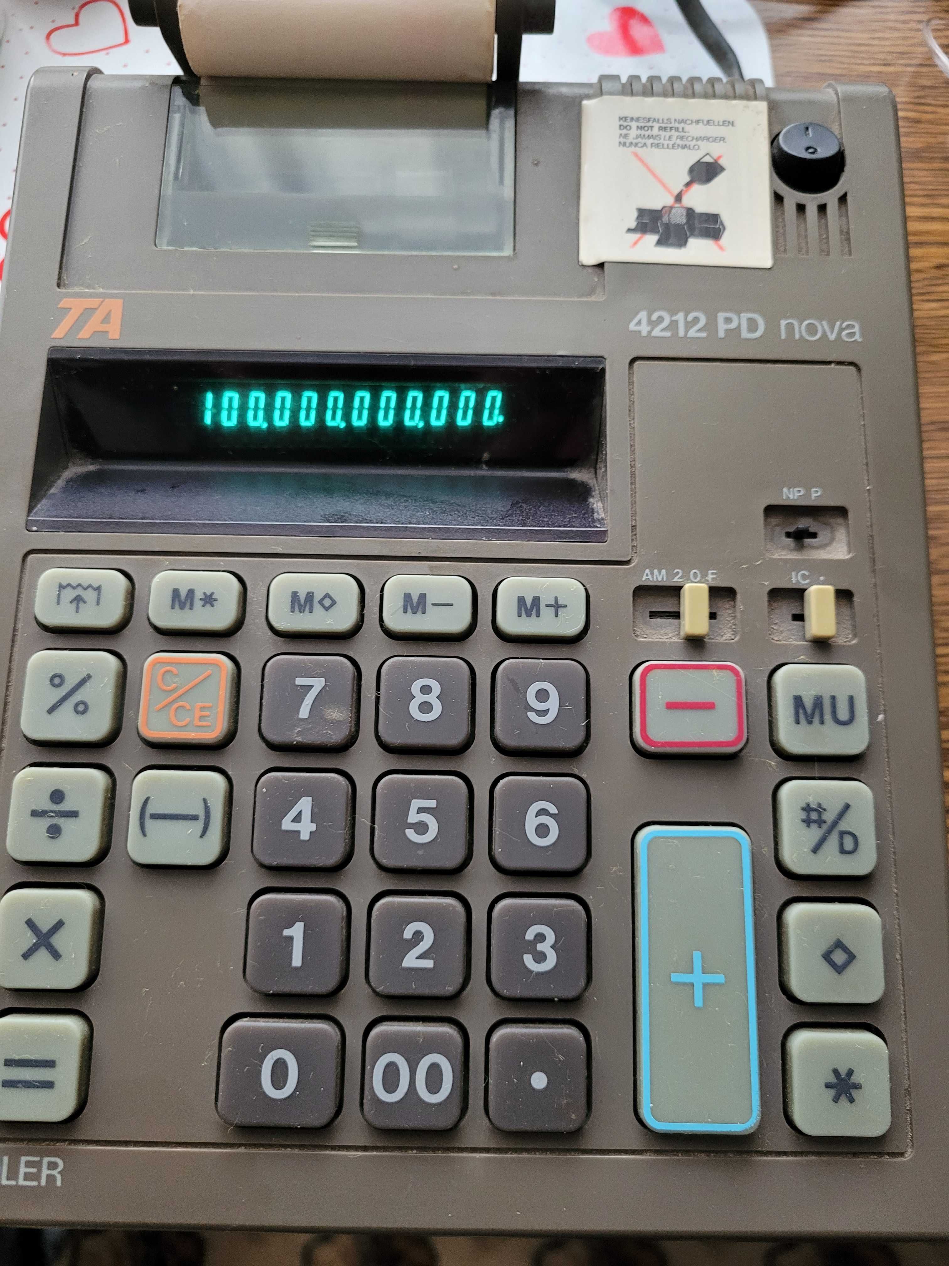 Kalkulator z drukarką TRIUMPH Adler 4212 PD nova