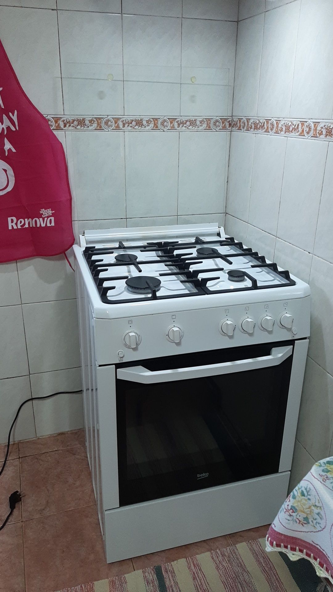 Fogão a gás com grill