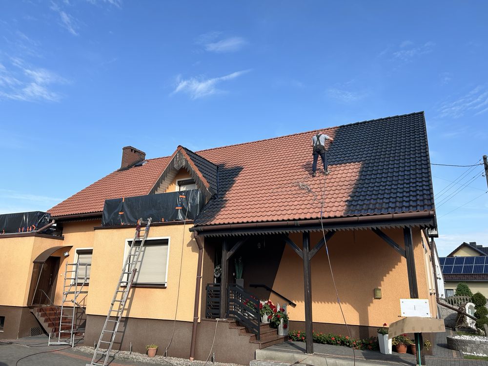 Mycie i malowanie dachów, renowacja dachu