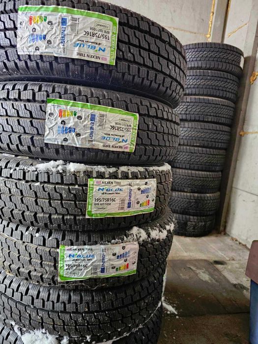 Sprzedam nowe zimowe opony Nexen w rozmiarze 195/75/16C i 225/65/16C