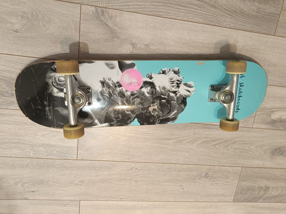 Deskorolka fish skateboards bubble gum