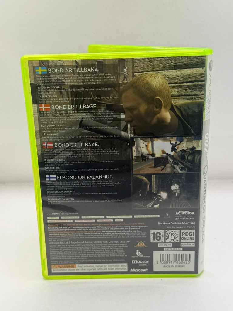 007 Quantum of Solace Xbox nr 5790