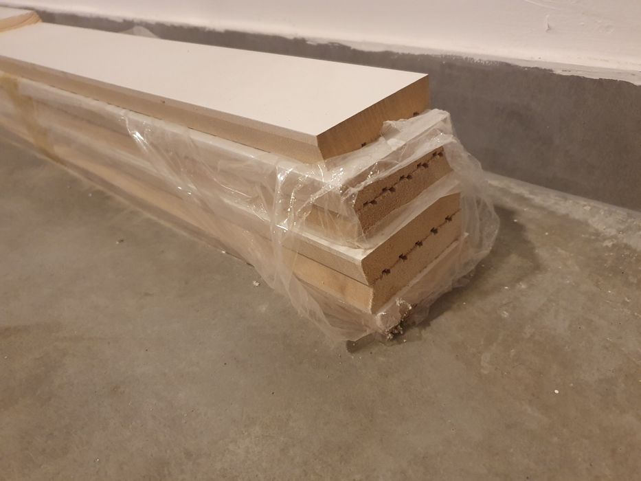 Listwa przypodłogowa MDF biała kanciasta 2,8m