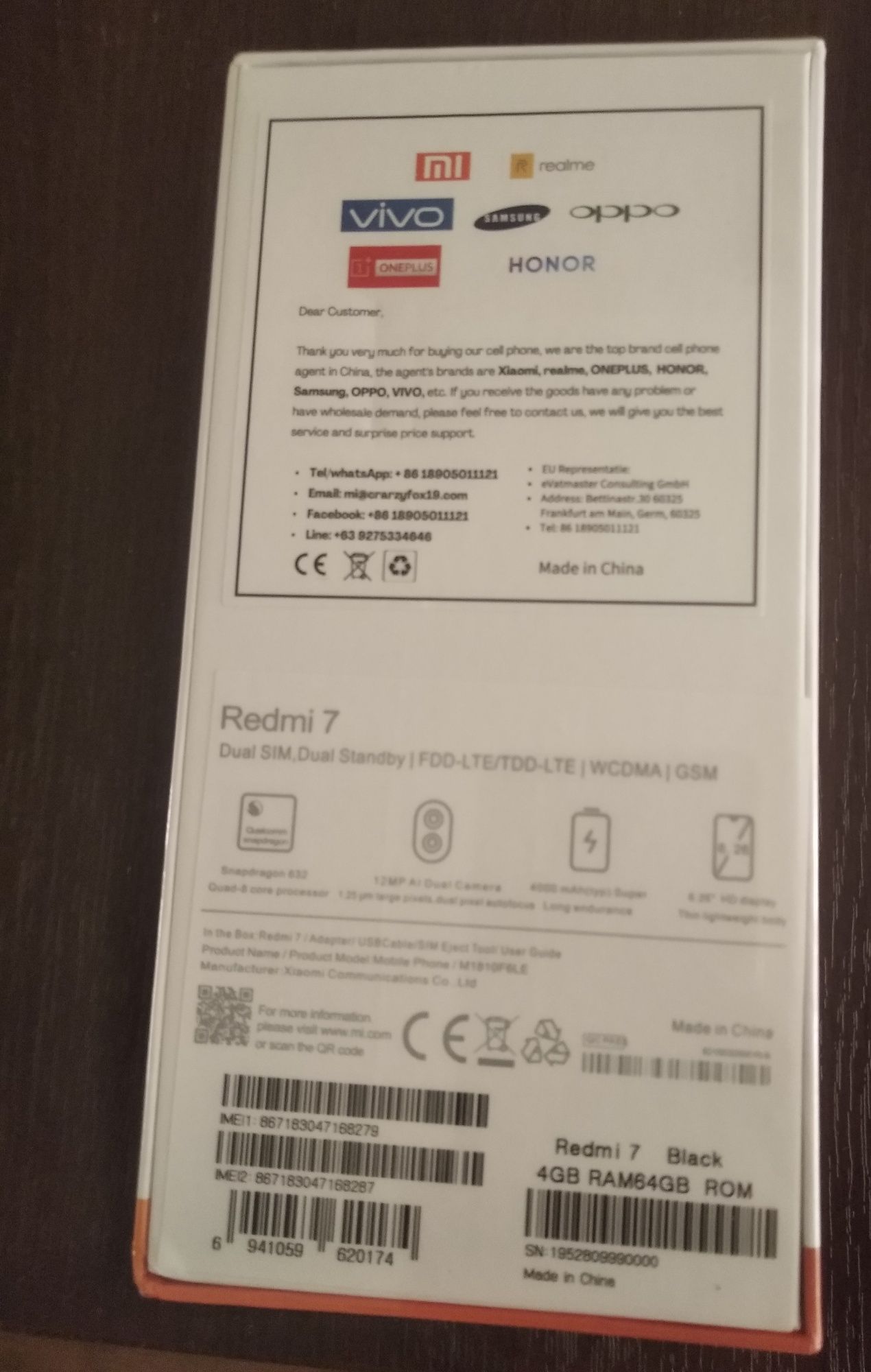 Xiaomi redmi 7 4/64 gb
