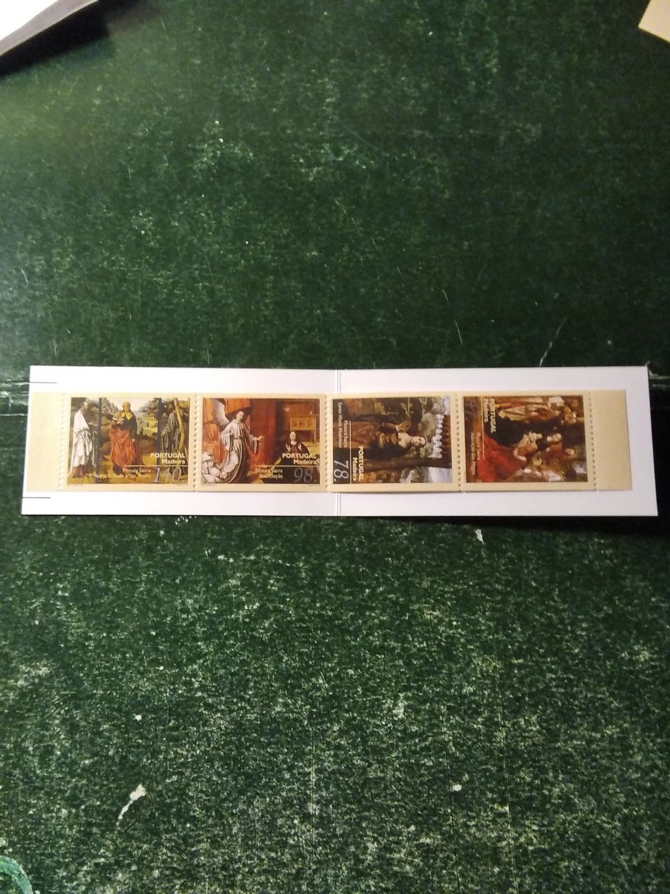 1996 Caderneta Pintura Sacra Madeira