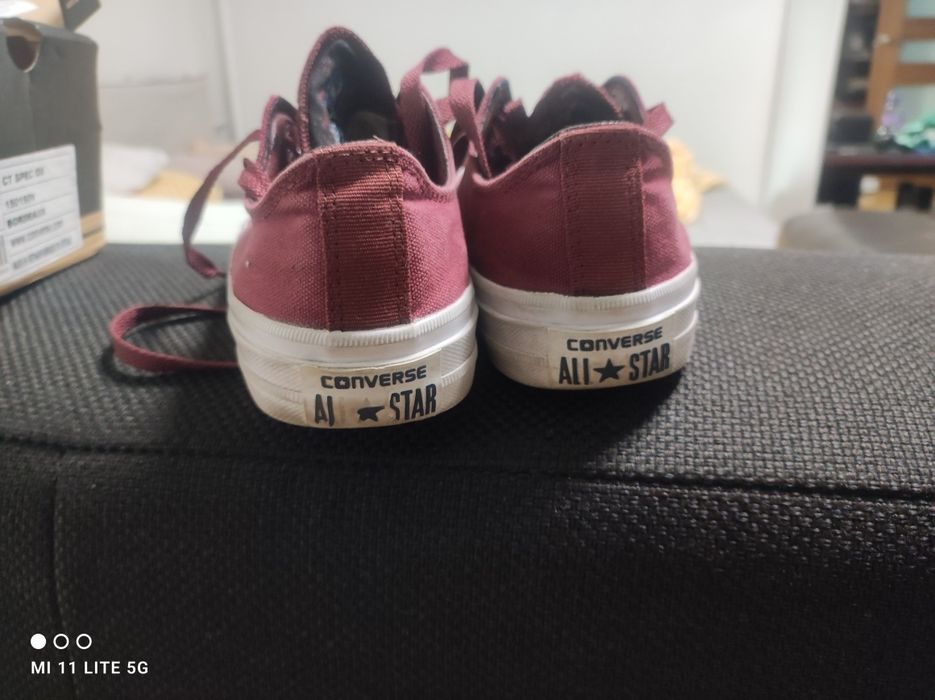Trampki Converse bordeaux r. 37