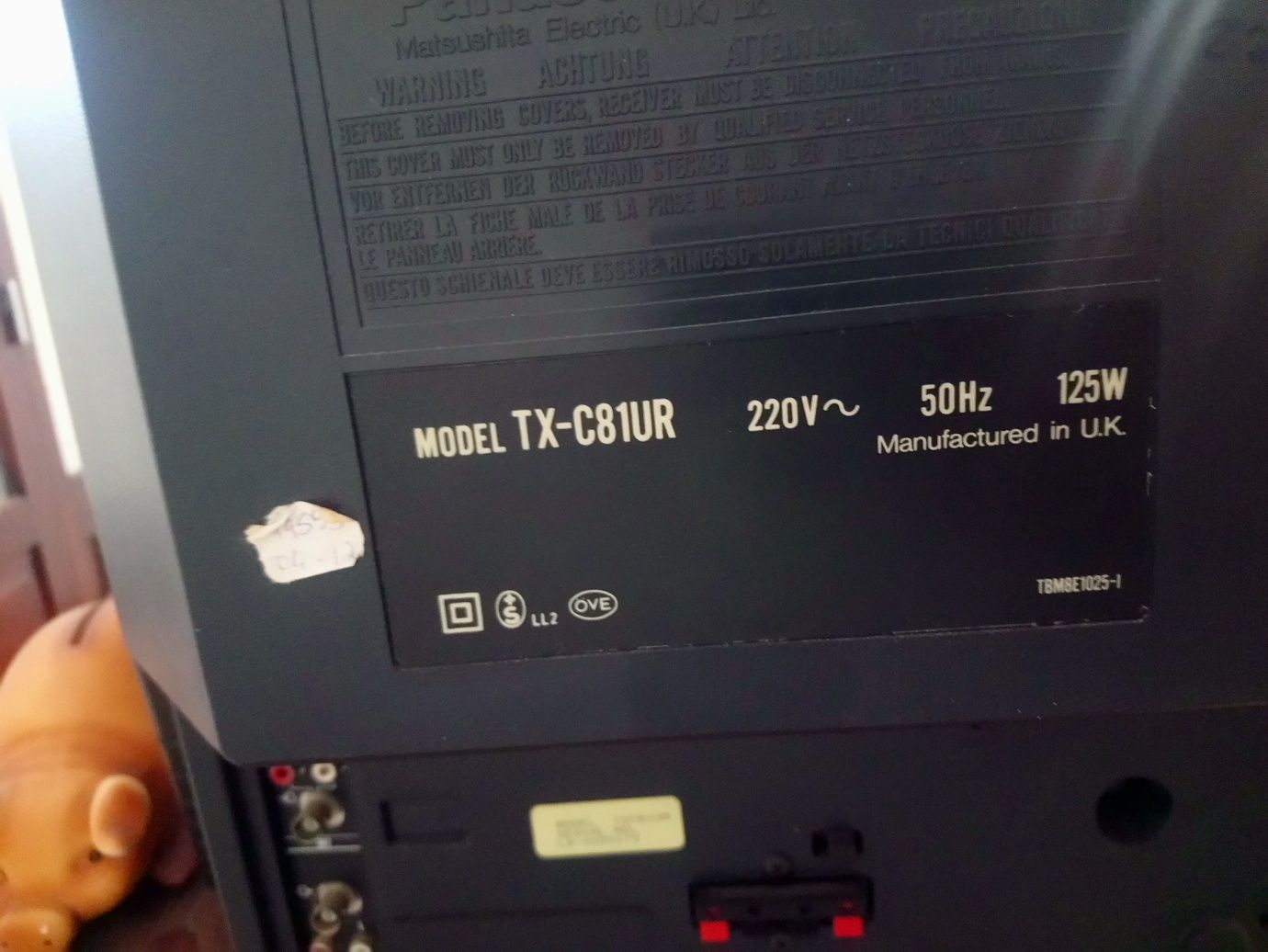 Televisão Panasonic funcional