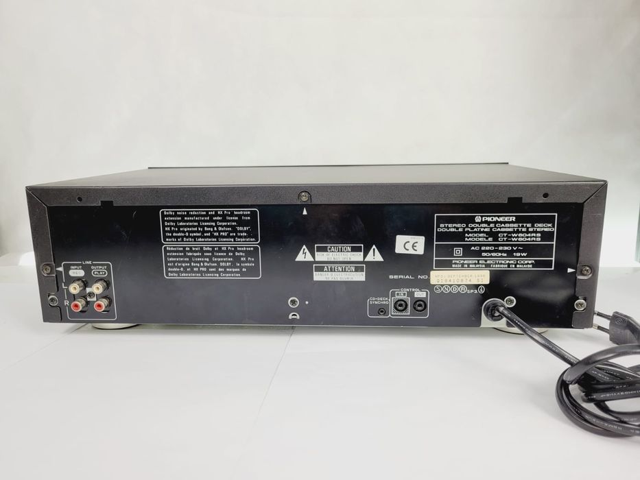 Pioneer CT W 604 RS magnetofon Deck kaseta 2 kieszeniowy