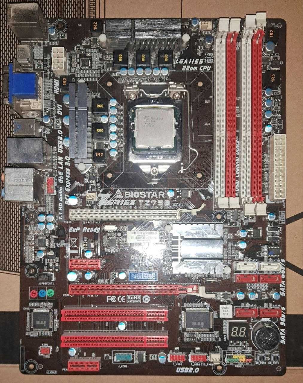 Материнская плата Biostar TZ 75B (На запчасти)