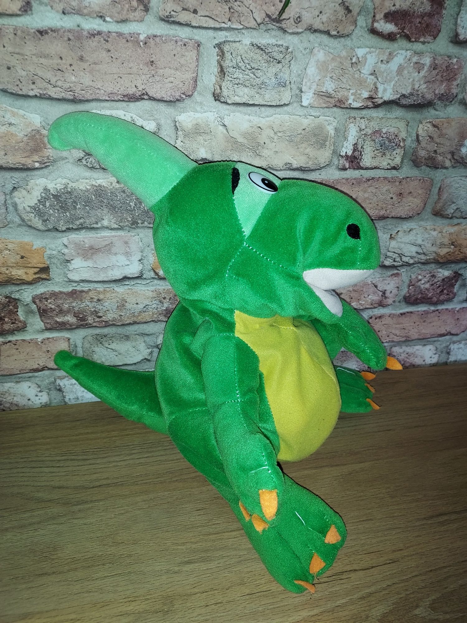 Duży dinozaur pacynka maskotka 40 cm