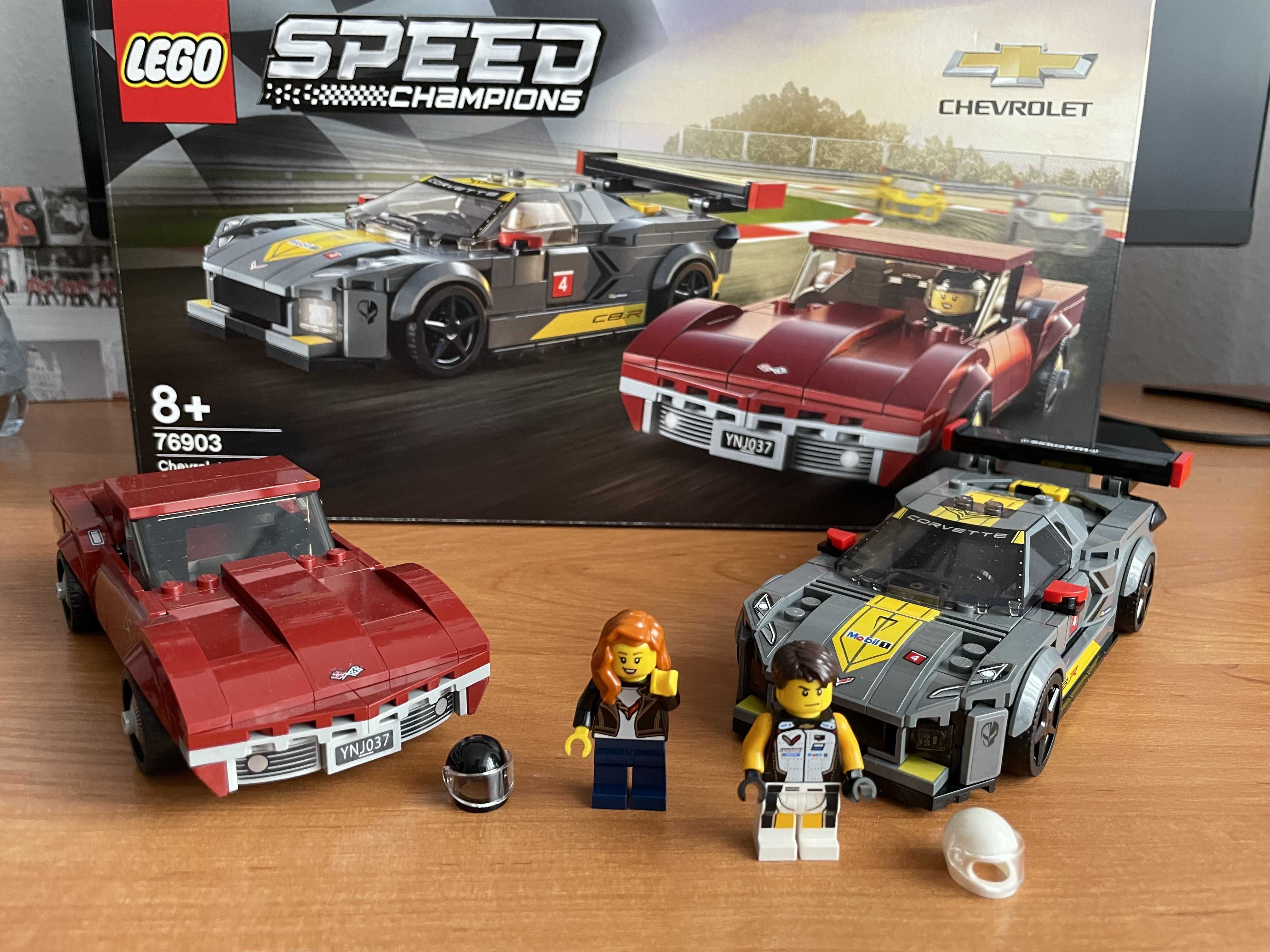 LEGO Speed Champions Chevrolet Corvette C8.R i 1968 Corvette 76903