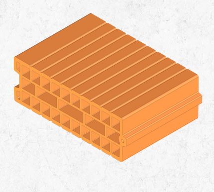 Pustak ceramiczny 11,5 p+w ceramika podkarpacka