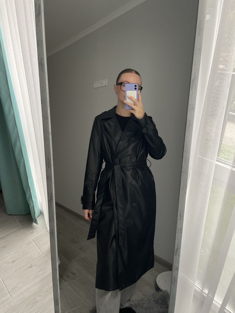Тренч DaFacto з еко шкіри