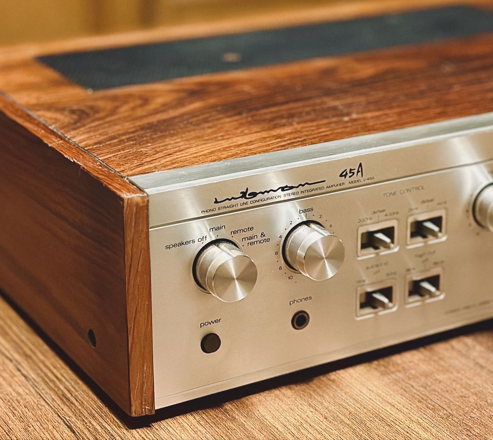 Przepiękny wzmacniacz stereo Luxman 45-A
