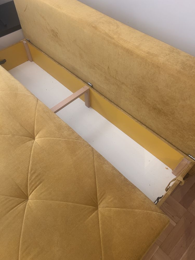 Sofa rozkładana 3 os. z podnóżkiem – solidna, nie IKEA!