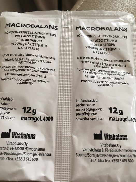 Macrobalans 24g na zaparcia