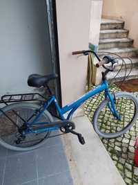 Bicicleta azul de Senhora