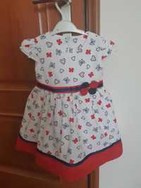 Vestido de verão, tamanho 36 meses,  praticamente novo