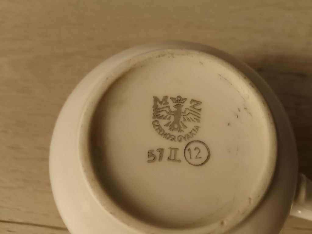 Porcelana filiżanki MZ Czechoslovakia